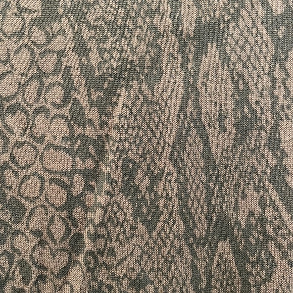 BCBGMaxAzria Snake Print Sweater Dress - Size XS - Picture 3 of 3